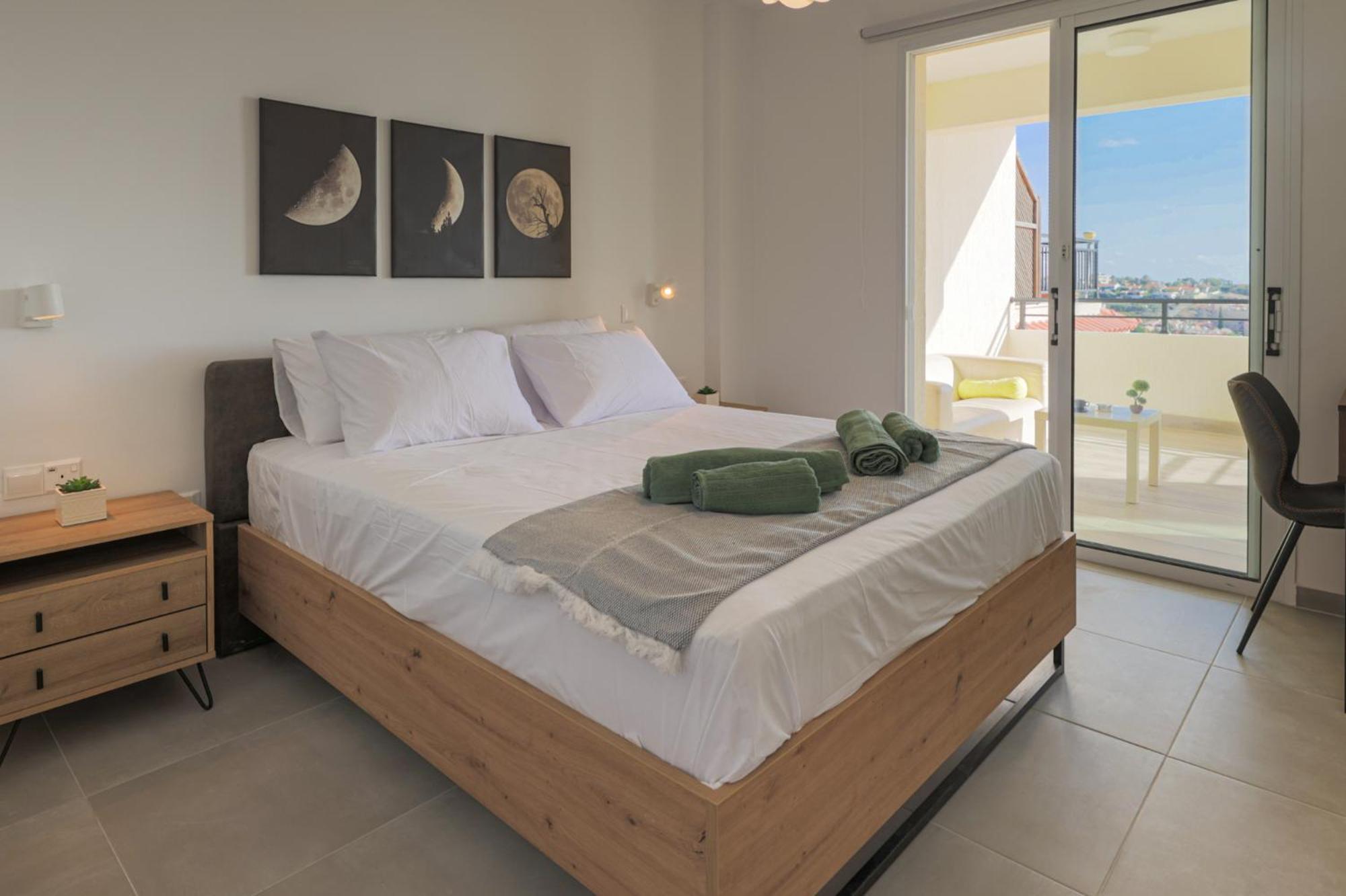 Eden Blue-Horizon 1B, Paphos, Sea View, Pool Lejlighed Konia Eksteriør billede