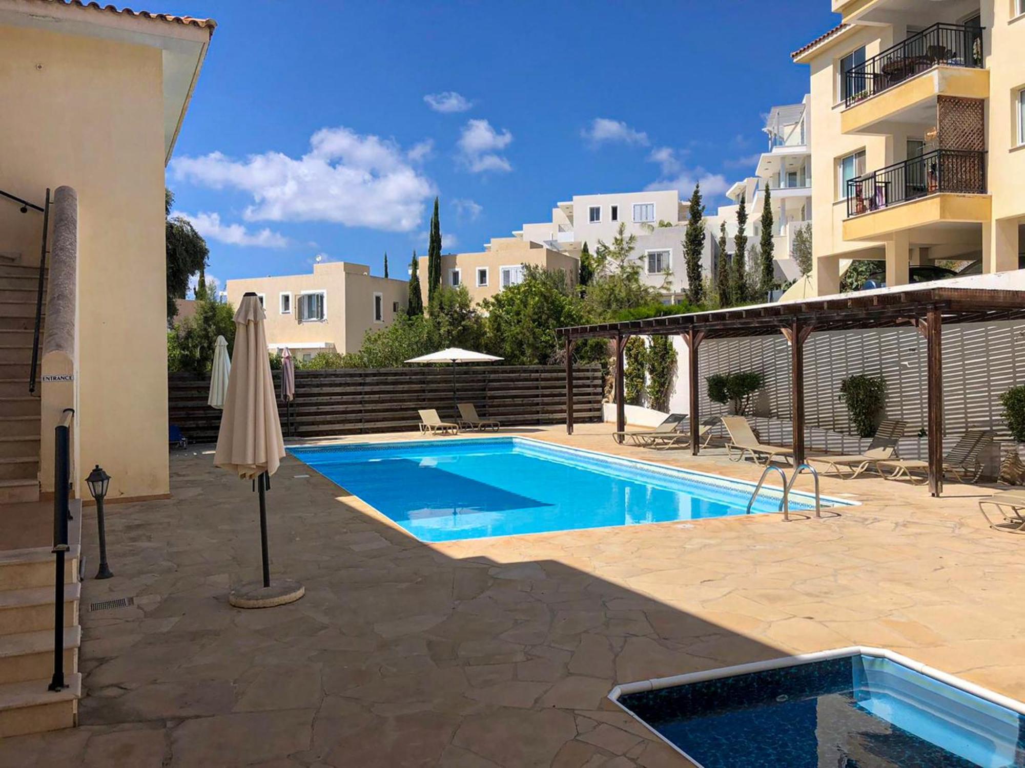 Eden Blue-Horizon 1B, Paphos, Sea View, Pool Lejlighed Konia Eksteriør billede